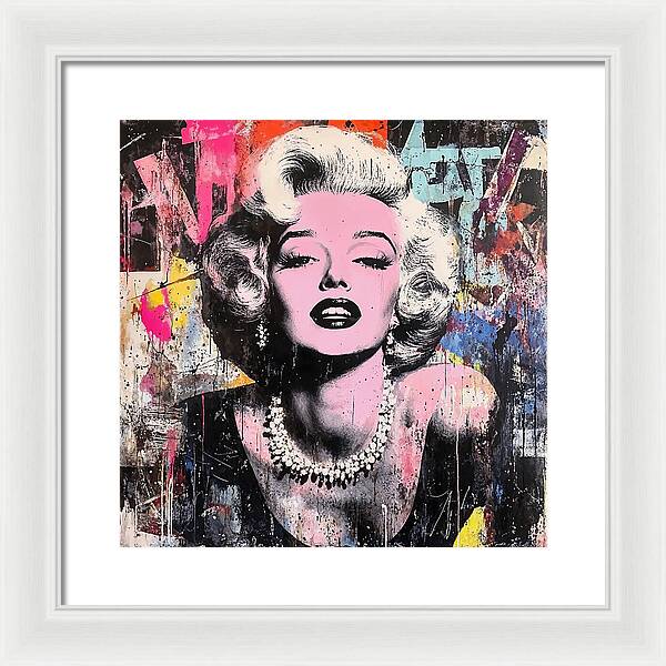Graffiti Glam - Framed Print