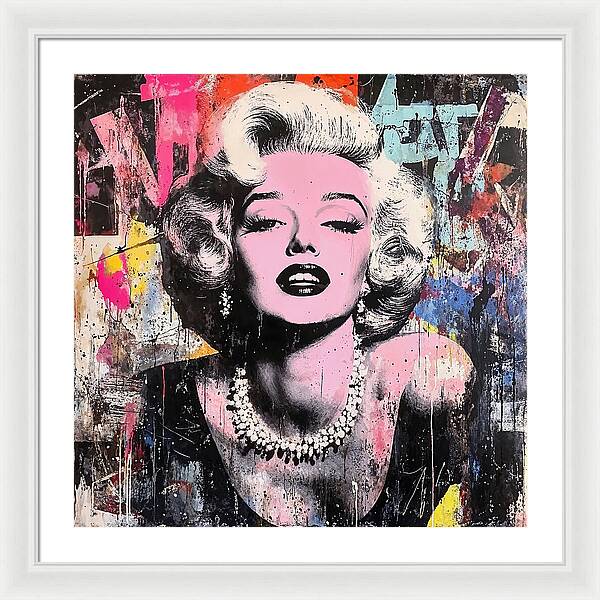 Graffiti Glam - Framed Print