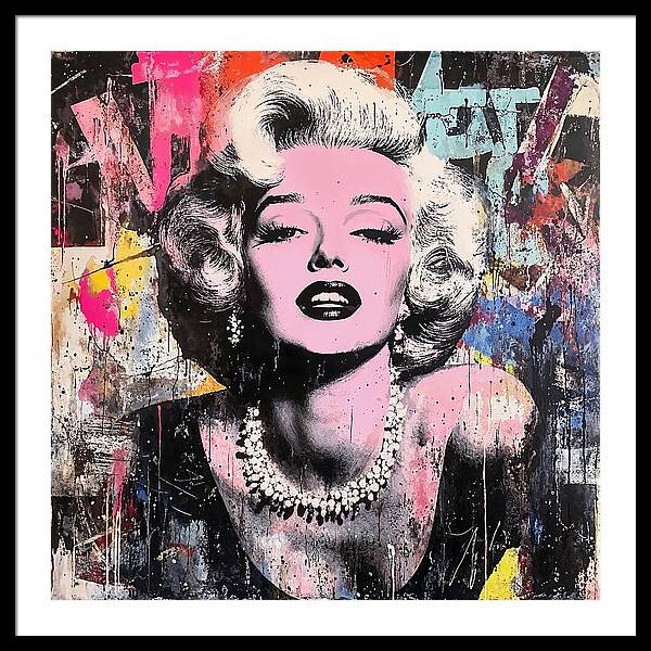 Graffiti Glam - Framed Print