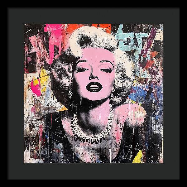 Graffiti Glam - Framed Print