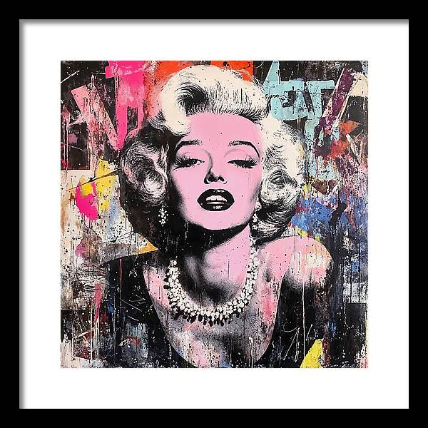 Graffiti Glam - Framed Print