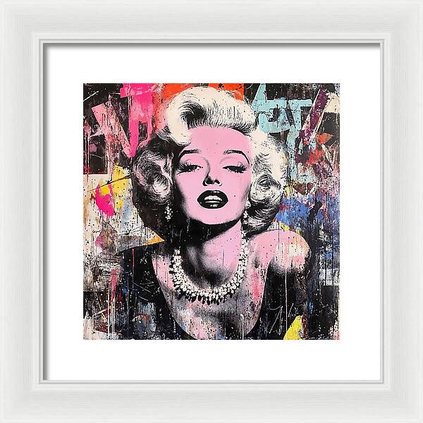 Graffiti Glam - Framed Print