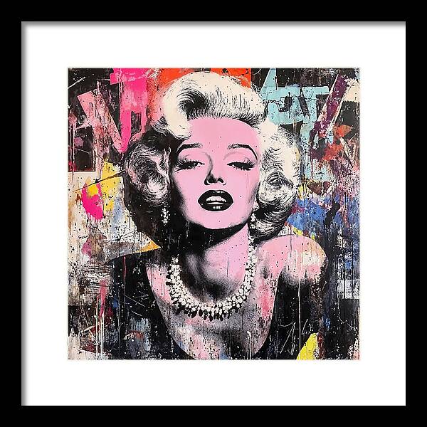 Graffiti Glam - Framed Print