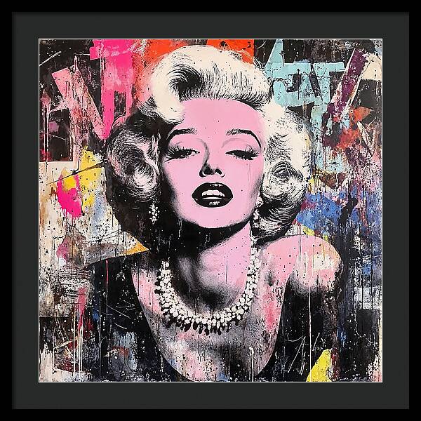 Graffiti Glam - Framed Print