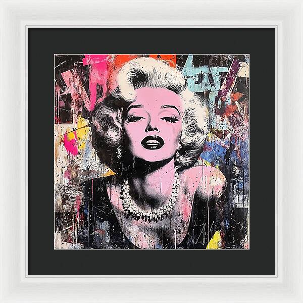 Graffiti Glam - Framed Print