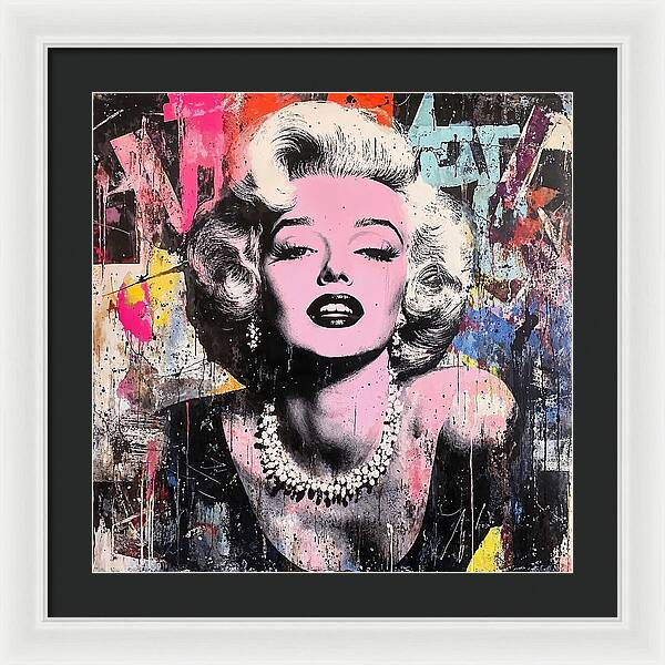 Graffiti Glam - Framed Print