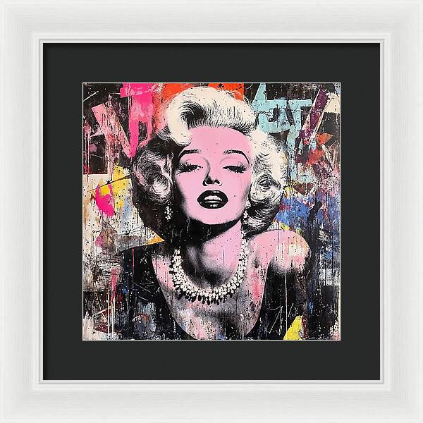 Graffiti Glam - Framed Print