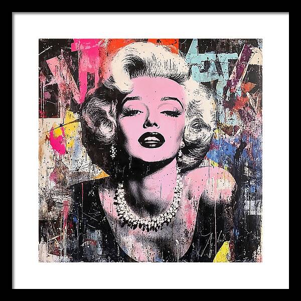 Graffiti Glam - Framed Print