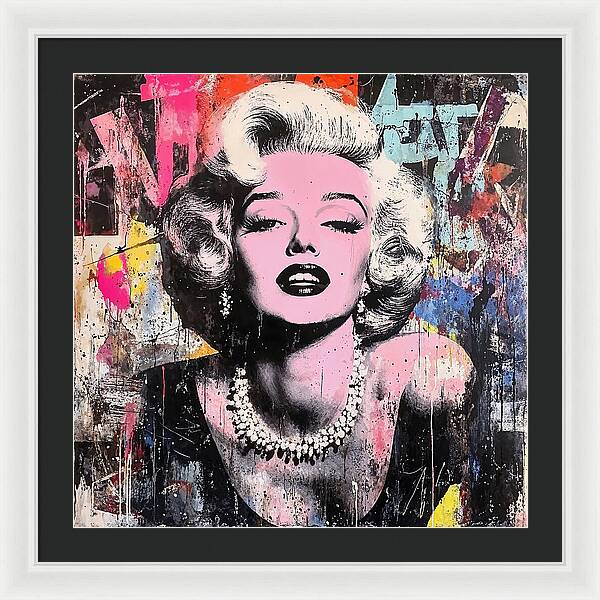 Graffiti Glam - Framed Print