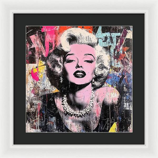 Graffiti Glam - Framed Print