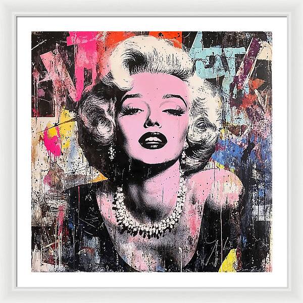 Graffiti Glam - Framed Print