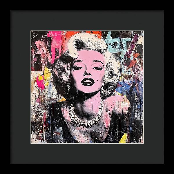Graffiti Glam - Framed Print