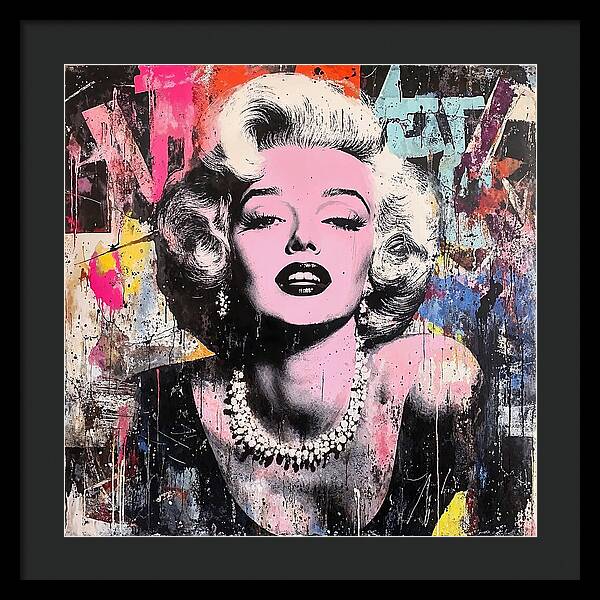Graffiti Glam - Framed Print
