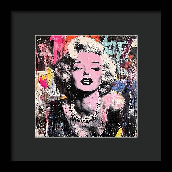 Graffiti Glam - Framed Print
