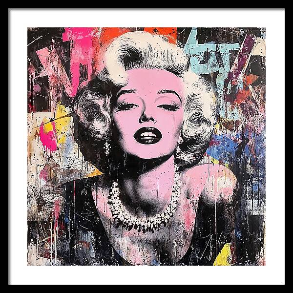 Graffiti Glam - Framed Print