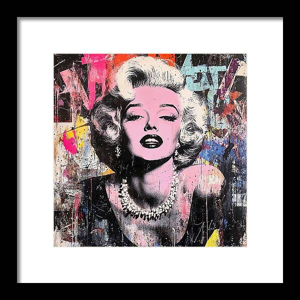 Graffiti Glam - Framed Print