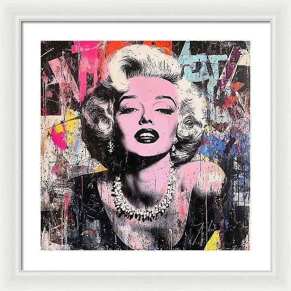 Graffiti Glam - Framed Print