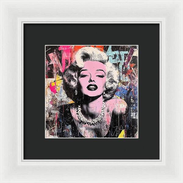 Graffiti Glam - Framed Print