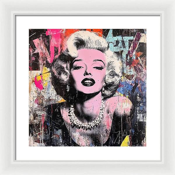 Graffiti Glam - Framed Print