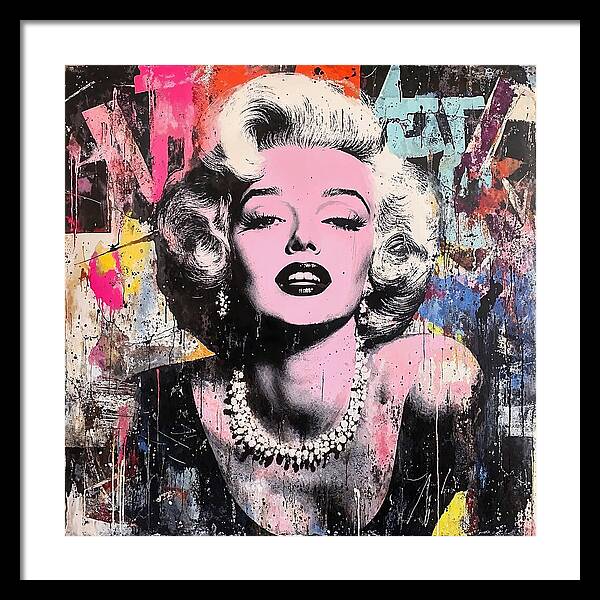 Graffiti Glam - Framed Print
