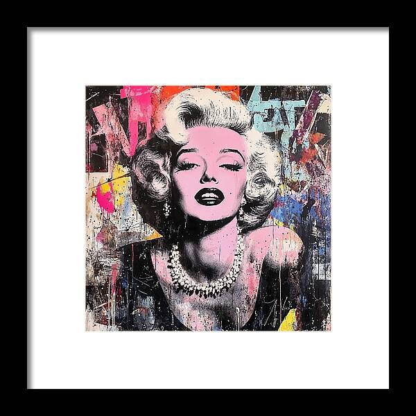 Graffiti Glam - Framed Print