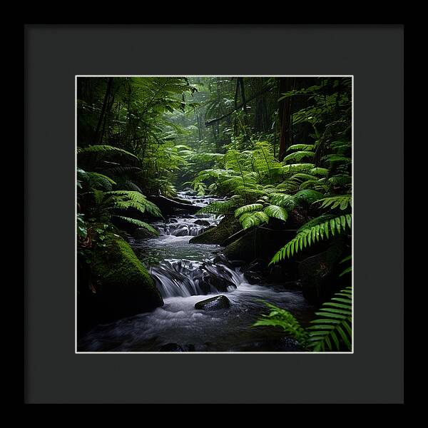 Green Haven - Framed Print