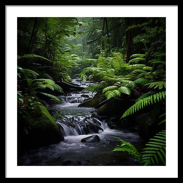 Green Haven - Framed Print