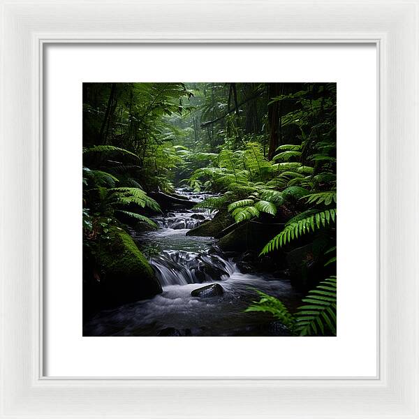 Green Haven - Framed Print