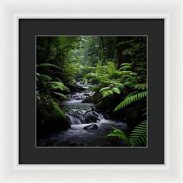 Green Haven - Framed Print