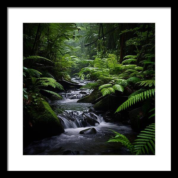 Green Haven - Framed Print