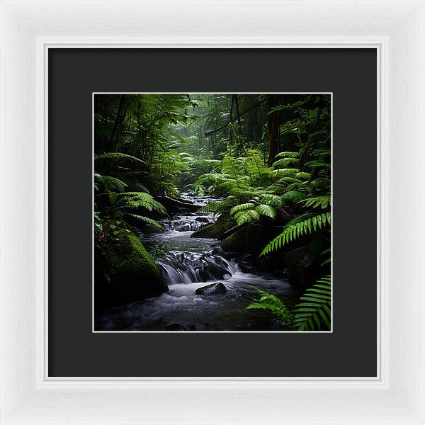 Green Haven - Framed Print