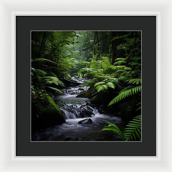 Green Haven - Framed Print