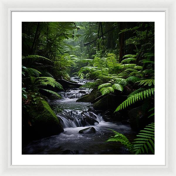Green Haven - Framed Print