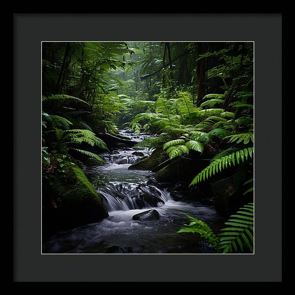 Green Haven - Framed Print