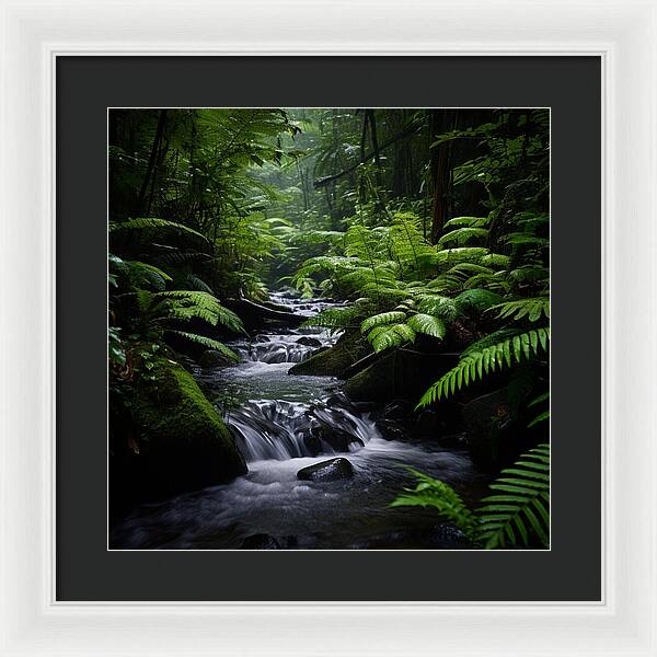 Green Haven - Framed Print