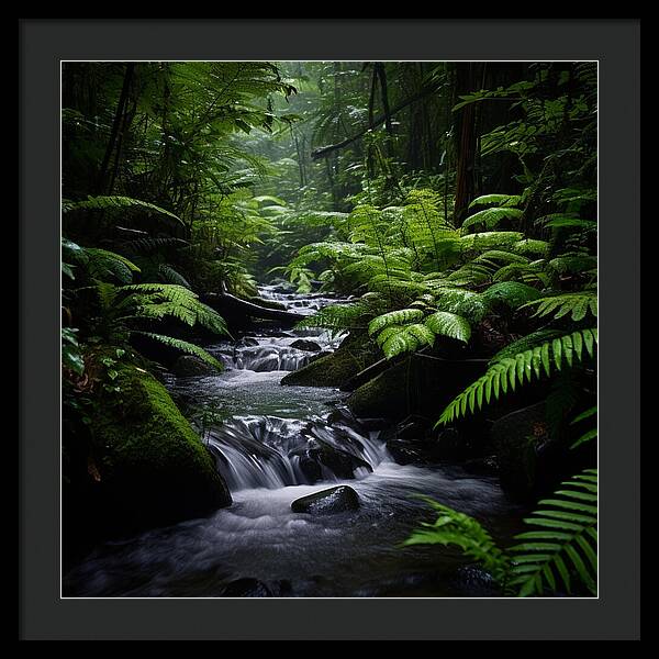 Green Haven - Framed Print