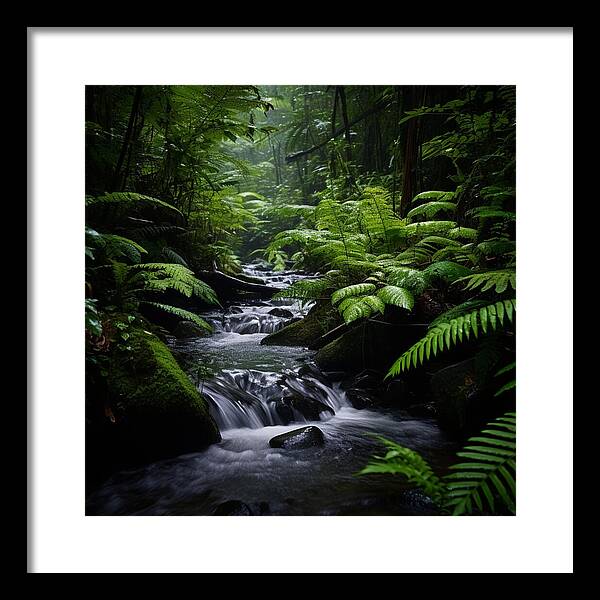 Green Haven - Framed Print