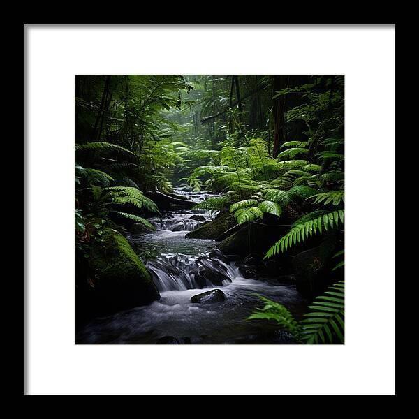 Green Haven - Framed Print