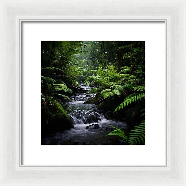 Green Haven - Framed Print