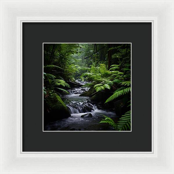 Green Haven - Framed Print