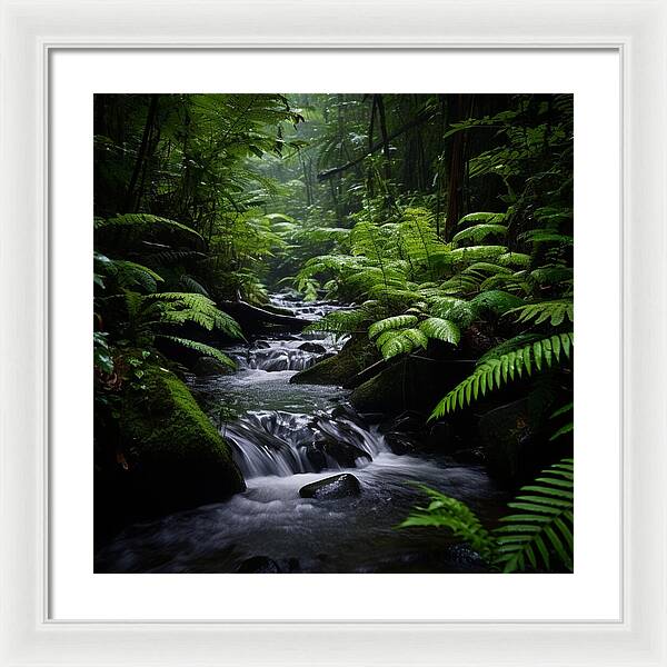 Green Haven - Framed Print