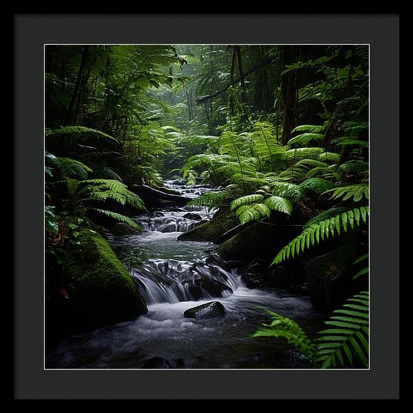 Green Haven - Framed Print