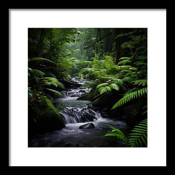 Green Haven - Framed Print