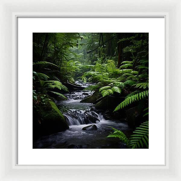 Green Haven - Framed Print