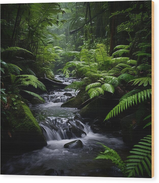 Green Haven - Wood Print