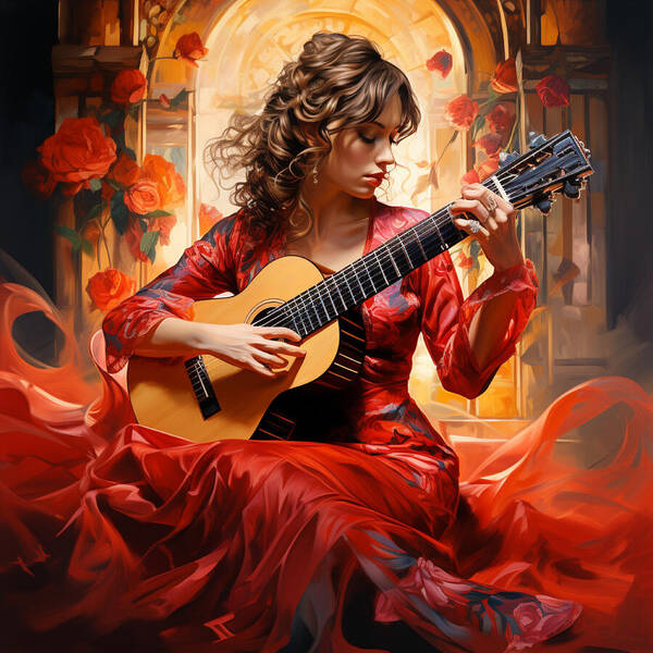 Harmonic Flame - Art Print