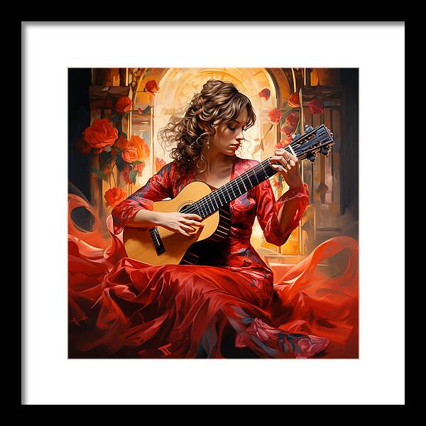 Harmonic Flame - Framed Print