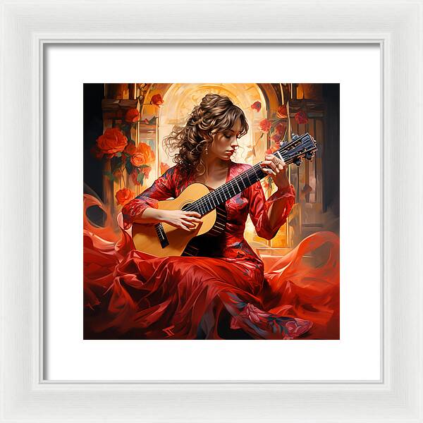 Harmonic Flame - Framed Print
