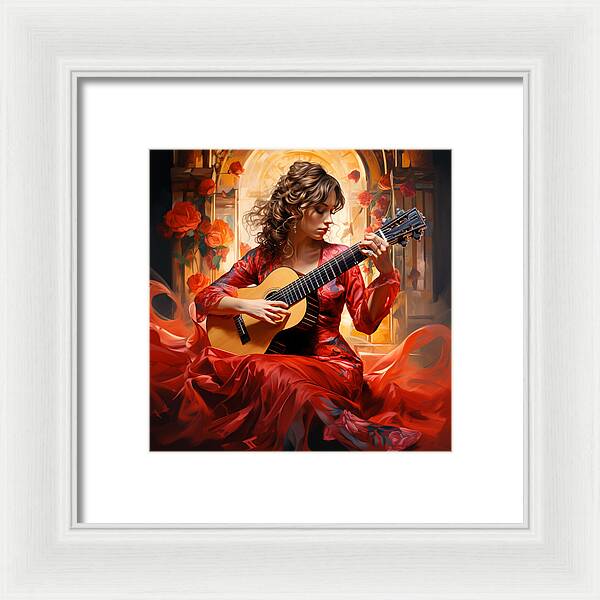 Harmonic Flame - Framed Print