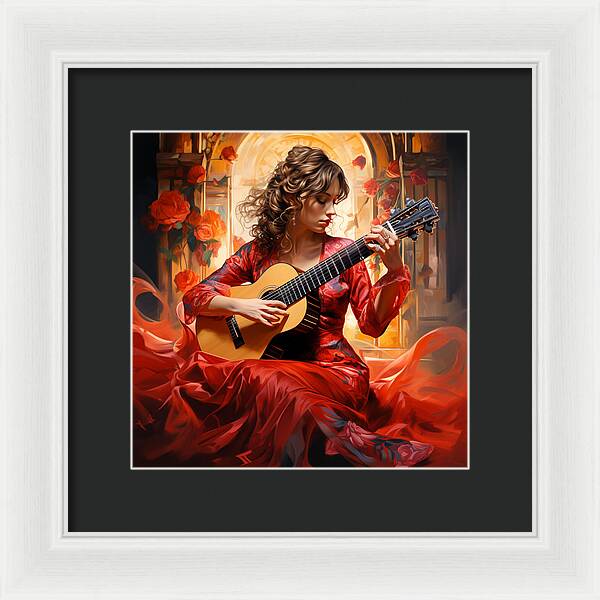 Harmonic Flame - Framed Print
